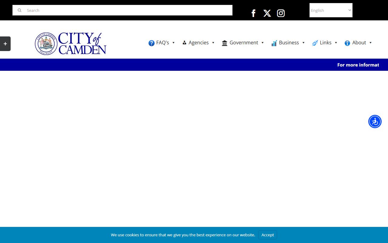 Camden city government portal for Camden divorce decree records