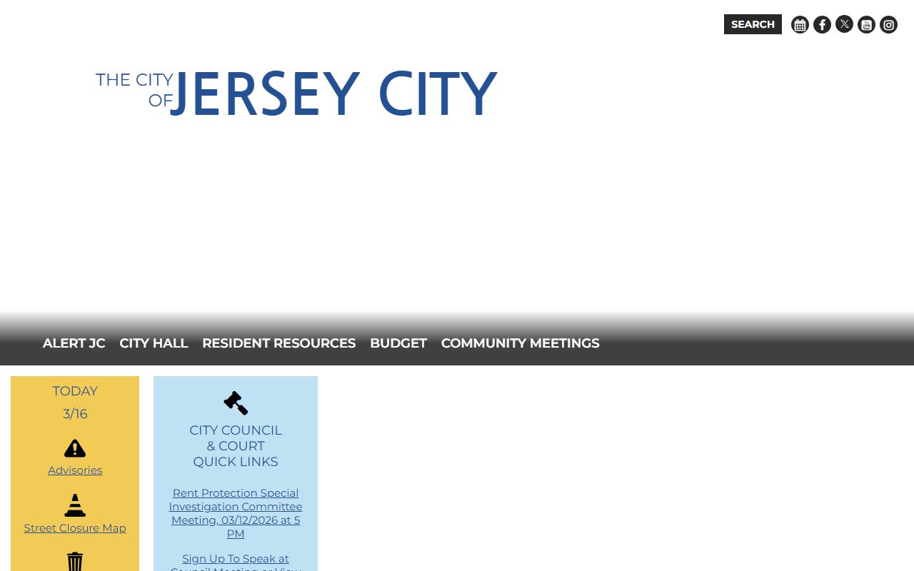 Jersey City government resources for divorce decree records