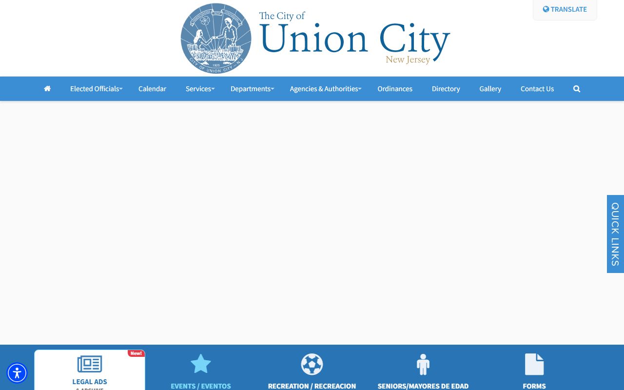 Union City government portal for Union City divorce decree information