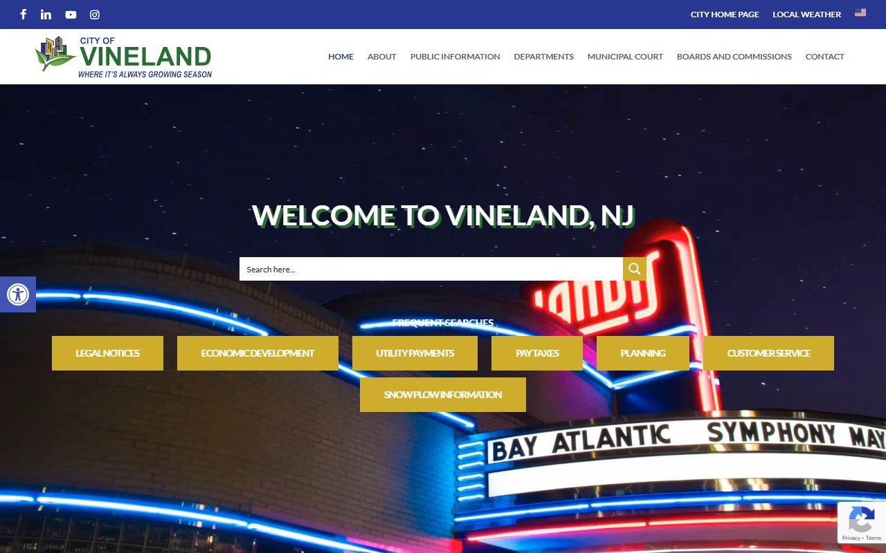 Vineland city government portal for divorce decree resources